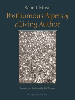 cover image of Posthumous Papers of a Living Author